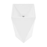 Sion One-Piece Pedestal Sink - 18.15" x 18.15" 32.25"