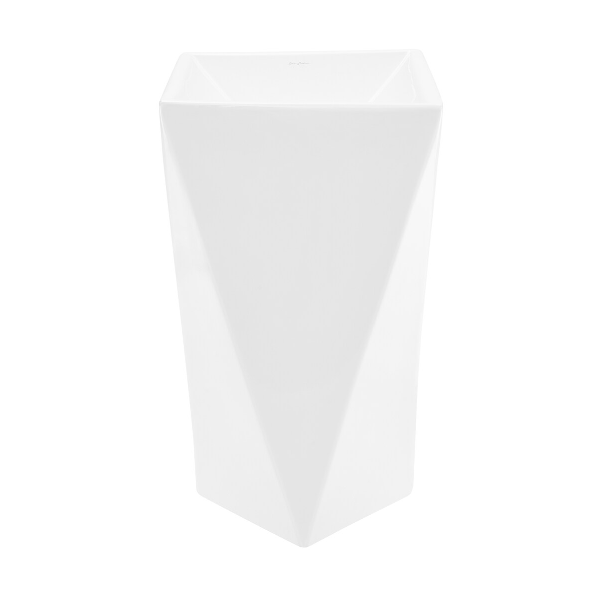 Sion One-Piece Pedestal Sink - 18.15" x 18.15" 32.25"