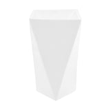 Sion One-Piece Pedestal Sink - 18.15" x 18.15" 32.25"