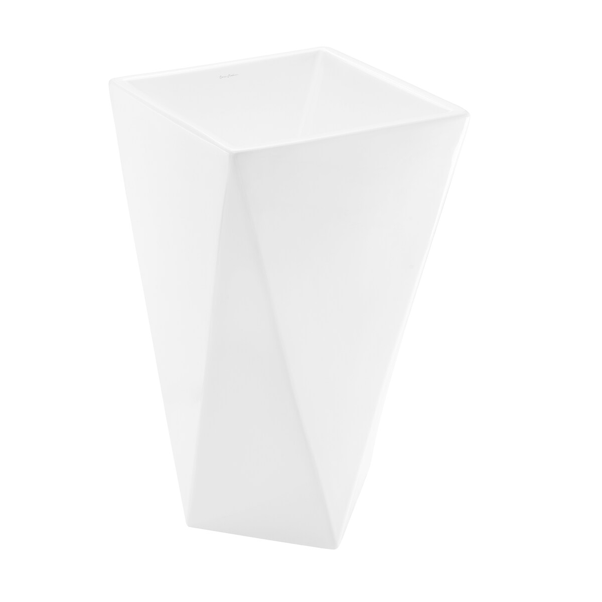 Sion One-Piece Pedestal Sink - 18.15" x 18.15" 32.25"