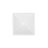 Sion One-Piece Pedestal Sink - 18.15" x 18.15" 32.25"