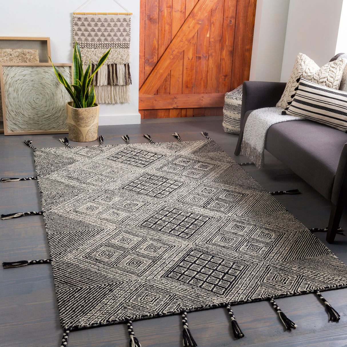 Artistic Weavers Siroua Hand Tufted Wool Moroccan Rug