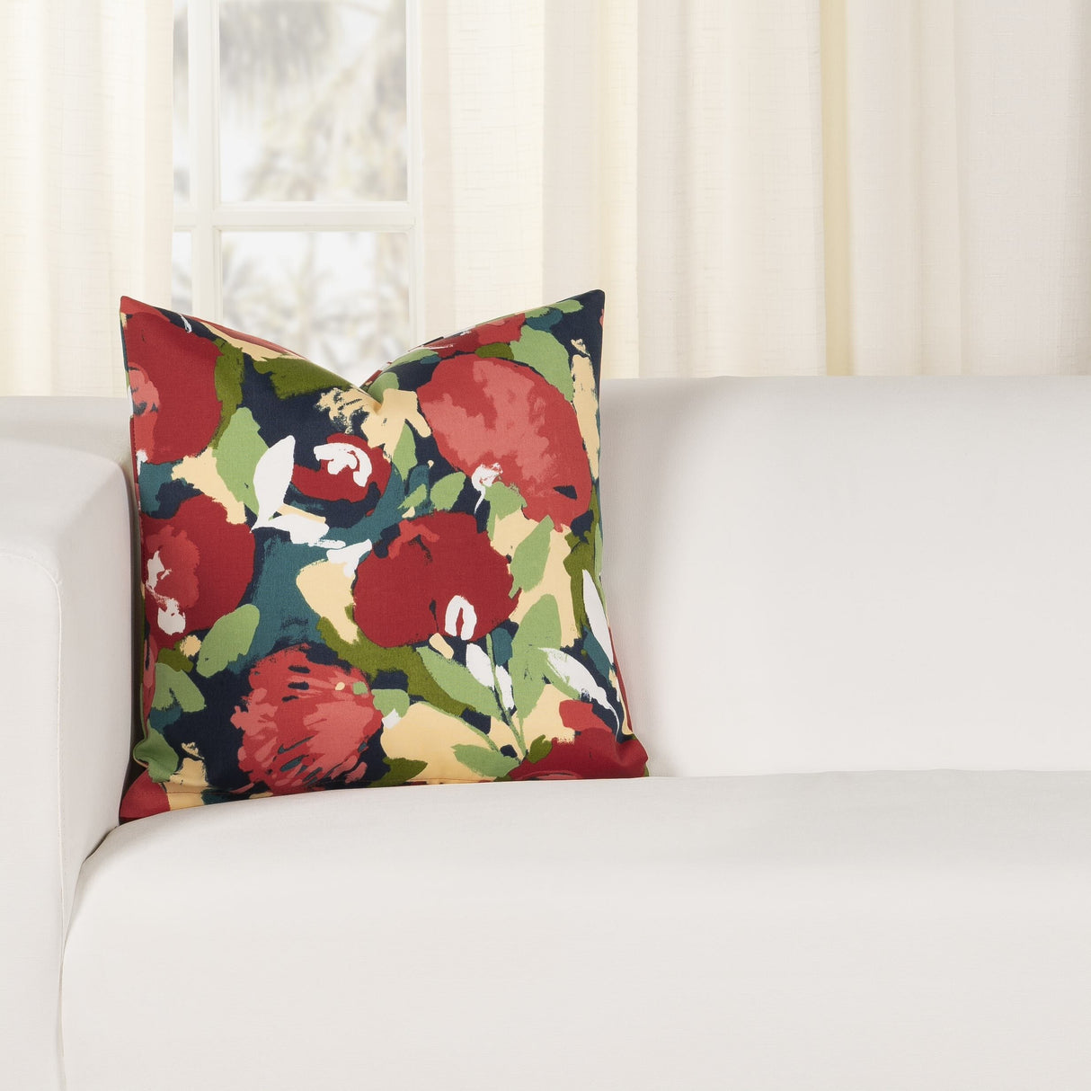 Siscovers Lakeside Garden Solarium Indoor/Outdoor Throw Pillow