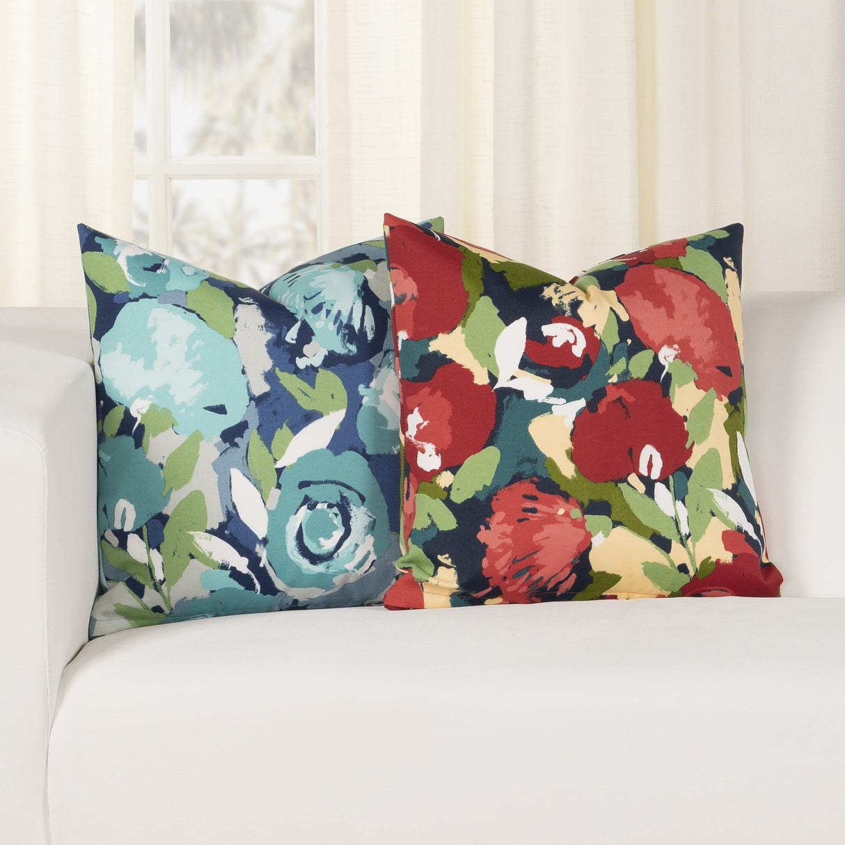 Siscovers Lakeside Garden Solarium Indoor/Outdoor Throw Pillow