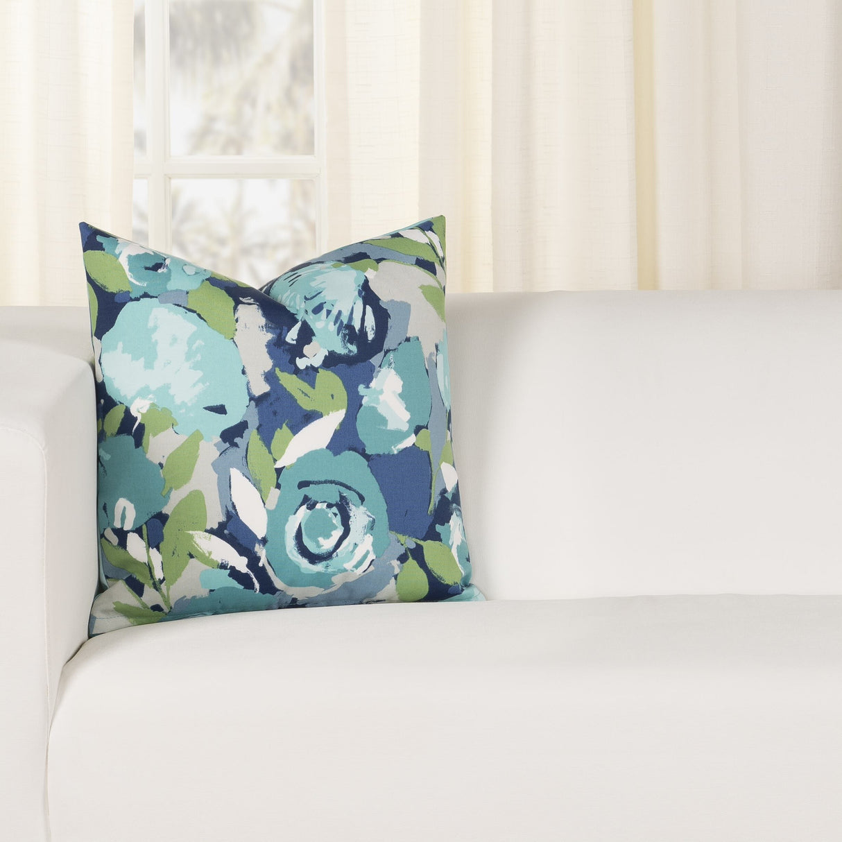 Siscovers Lakeside Garden Solarium Indoor/Outdoor Throw Pillow