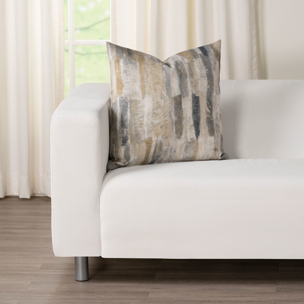 Siscovers Sedona Paint-stroke Print Throw Pillow