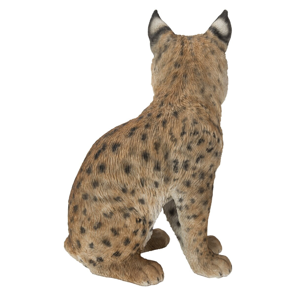 Sitting Bobcat Statue
