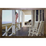 Sitting-ZHELU78765 Framed Print 21.75"x34.75" by Zhen-Huan Lu