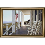 Sitting-ZHELU78765 Framed Print 21.75"x34.75" by Zhen-Huan Lu