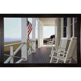 Sitting-ZHELU78765 Framed Print 21.75"x34.75" by Zhen-Huan Lu