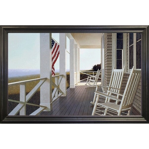 Sitting-ZHELU78765 Framed Print 21.75"x34.75" by Zhen-Huan Lu