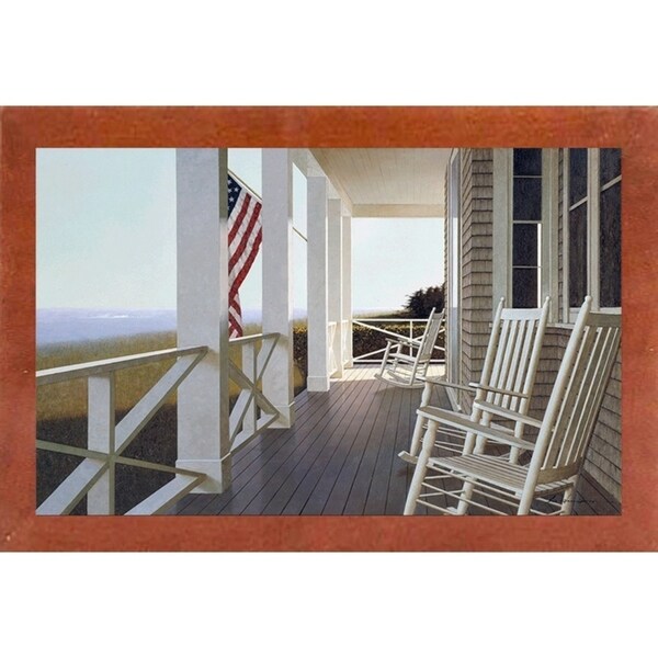 Sitting-ZHELU78765 Framed Print 21.75"x34.75" by Zhen-Huan Lu