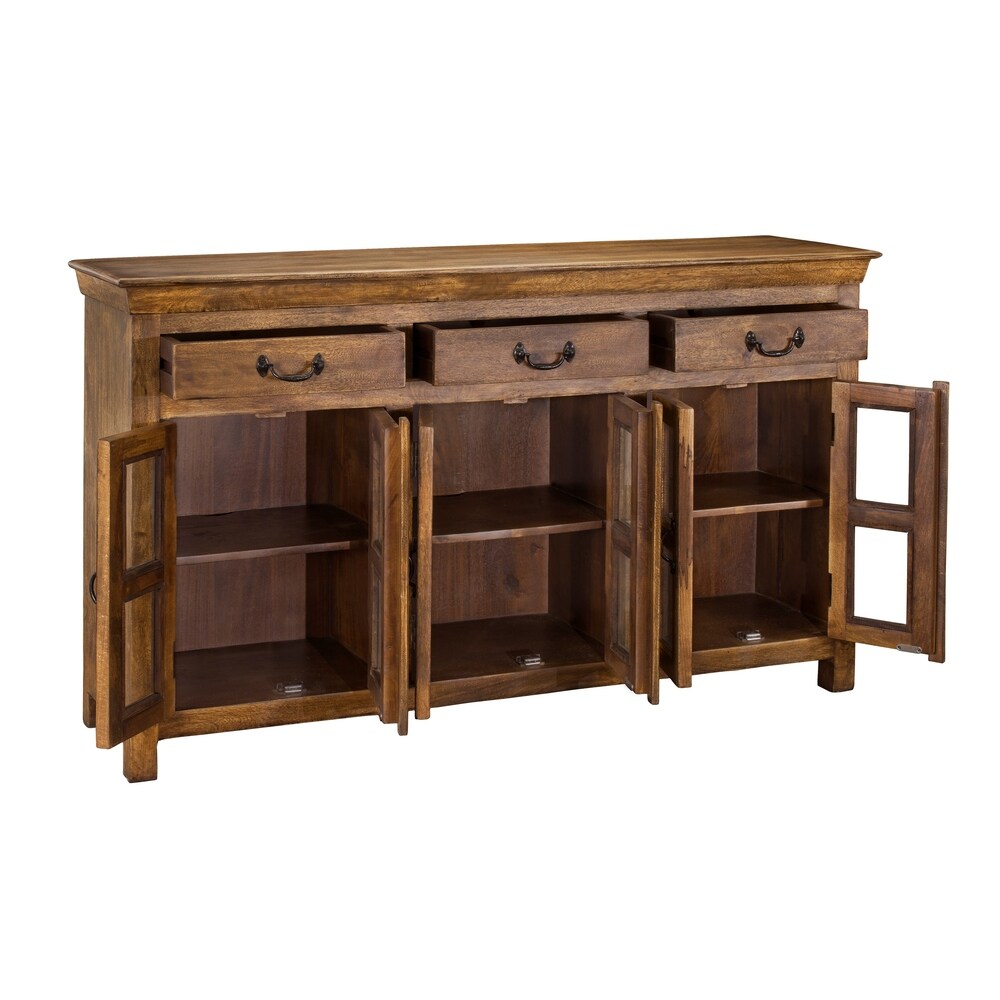 Six Door Three Drawer Credenza