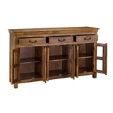 Six Door Three Drawer Credenza