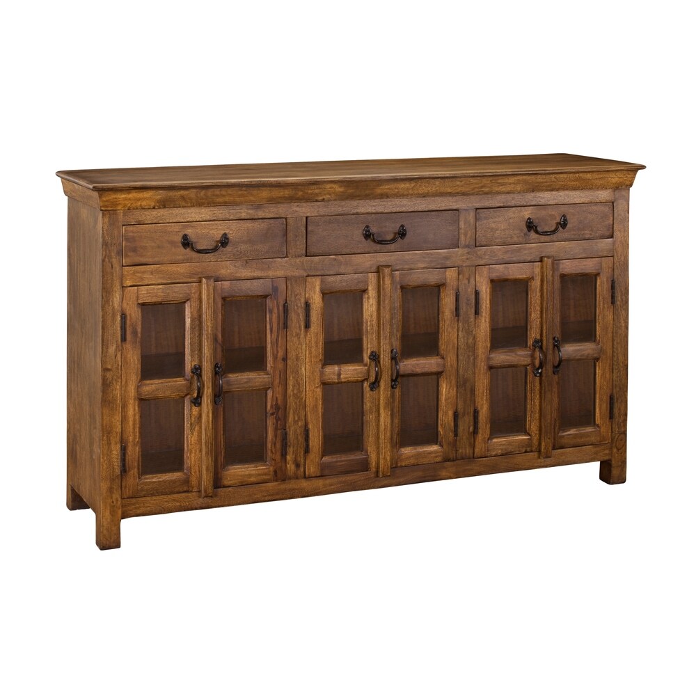 Six Door Three Drawer Credenza