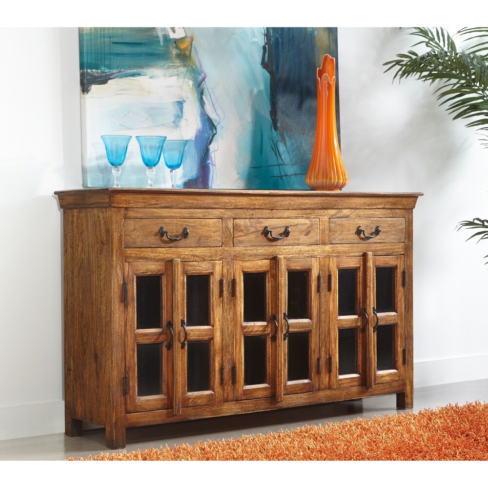 Six Door Three Drawer Credenza