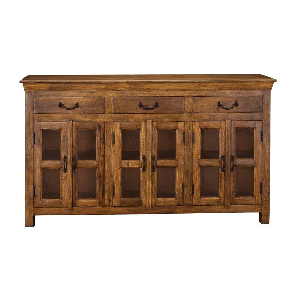 Six Door Three Drawer Credenza