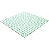 Apollo tile 12" x 12" Skosh Glossy Light Blue-Green Glass Tile (18.69 sq ft/case) - 20 Pack