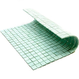 Apollo tile 12" x 12" Skosh Glossy Light Blue-Green Glass Tile (18.69 sq ft/case) - 20 Pack