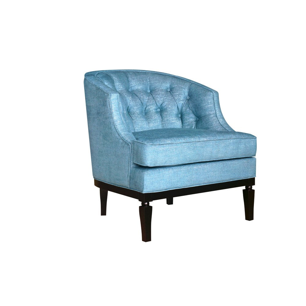 Sky Blue Gleam Linen Ashley Chair