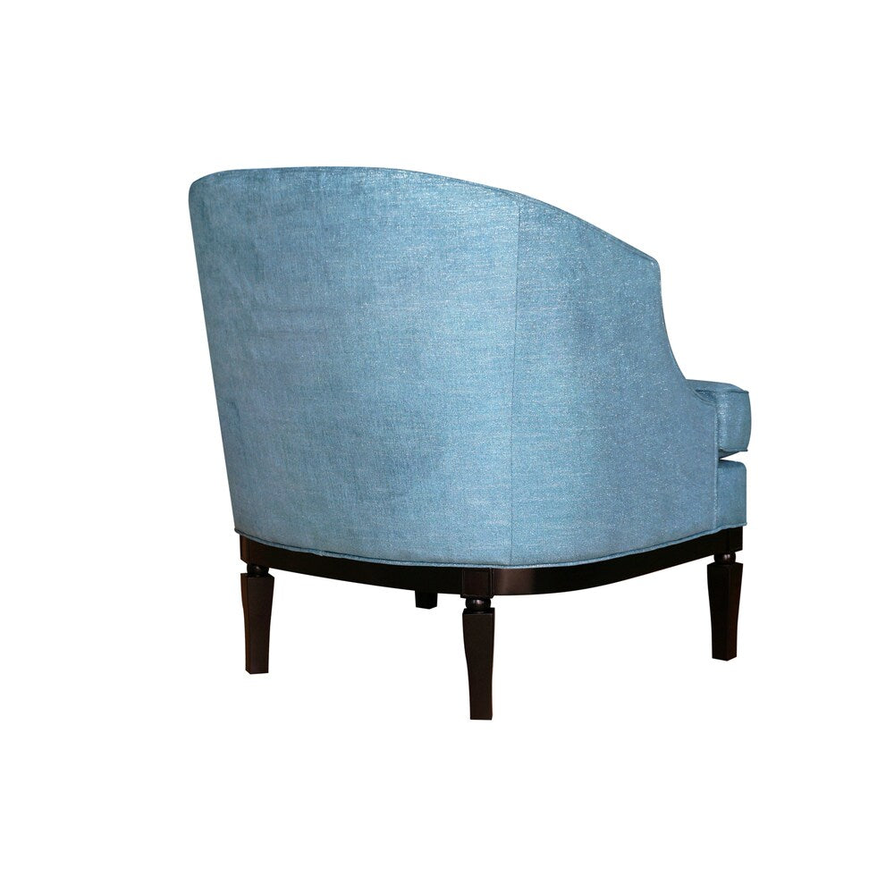Sky Blue Gleam Linen Ashley Chair