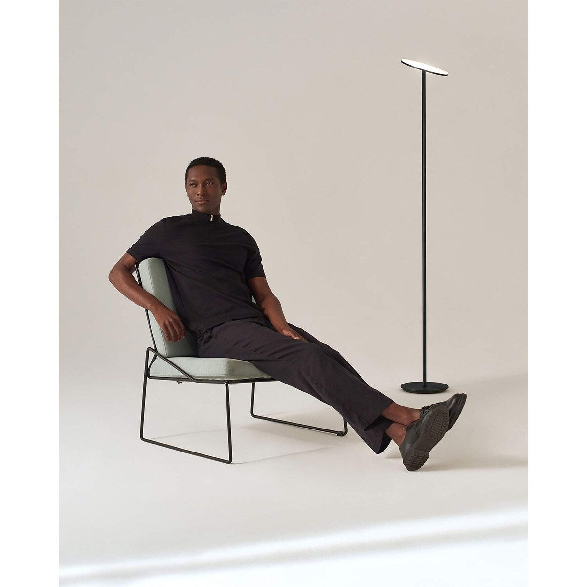 Sky LED Torchiere Super Bright Floor Lamp Contemporary, High Lumen Light for Living Rooms & Offices Dimmable,Indoor Pole Uplight
