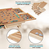 SkyMall 1000 Piece Puzzle Board Rack with Mat, 23x31 inch Jigsaw Puzzle Table - 23x31 in