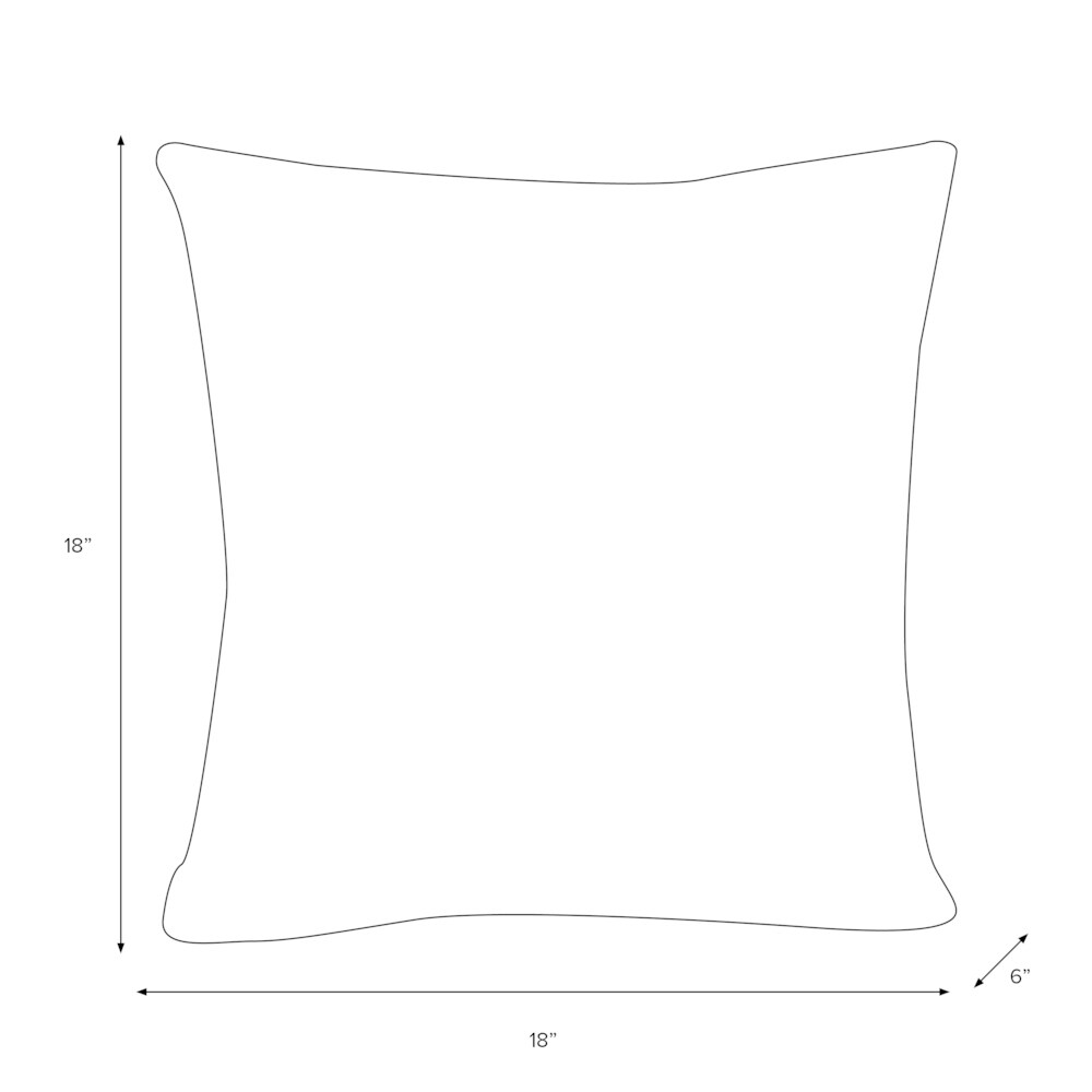 Skyline 18 inch Throw Pillow in Solitude Tweed