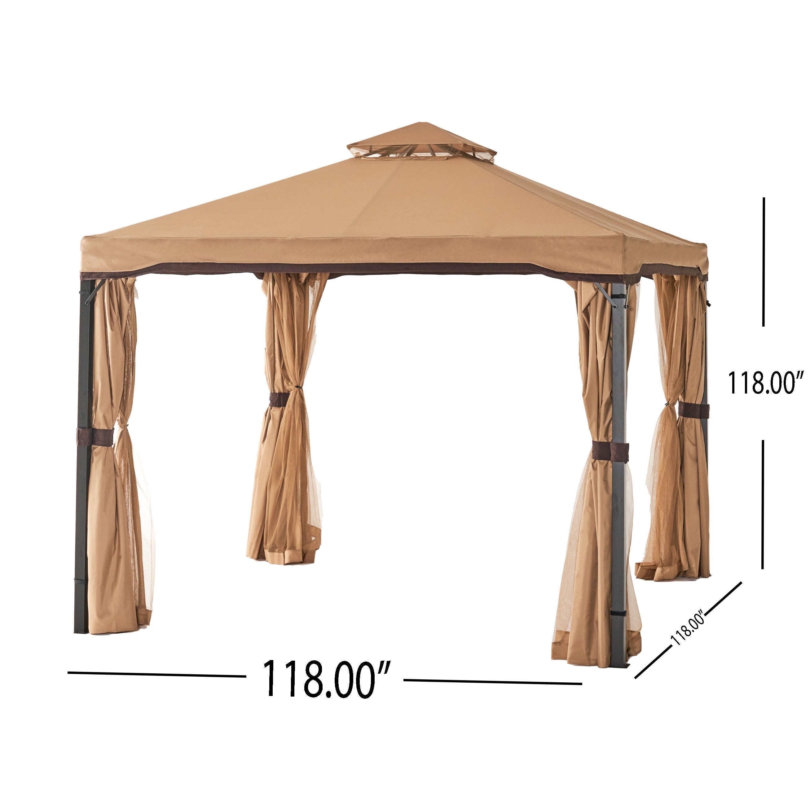 Skyline Fabric Gazebo by Christopher Knight Home – Overstock