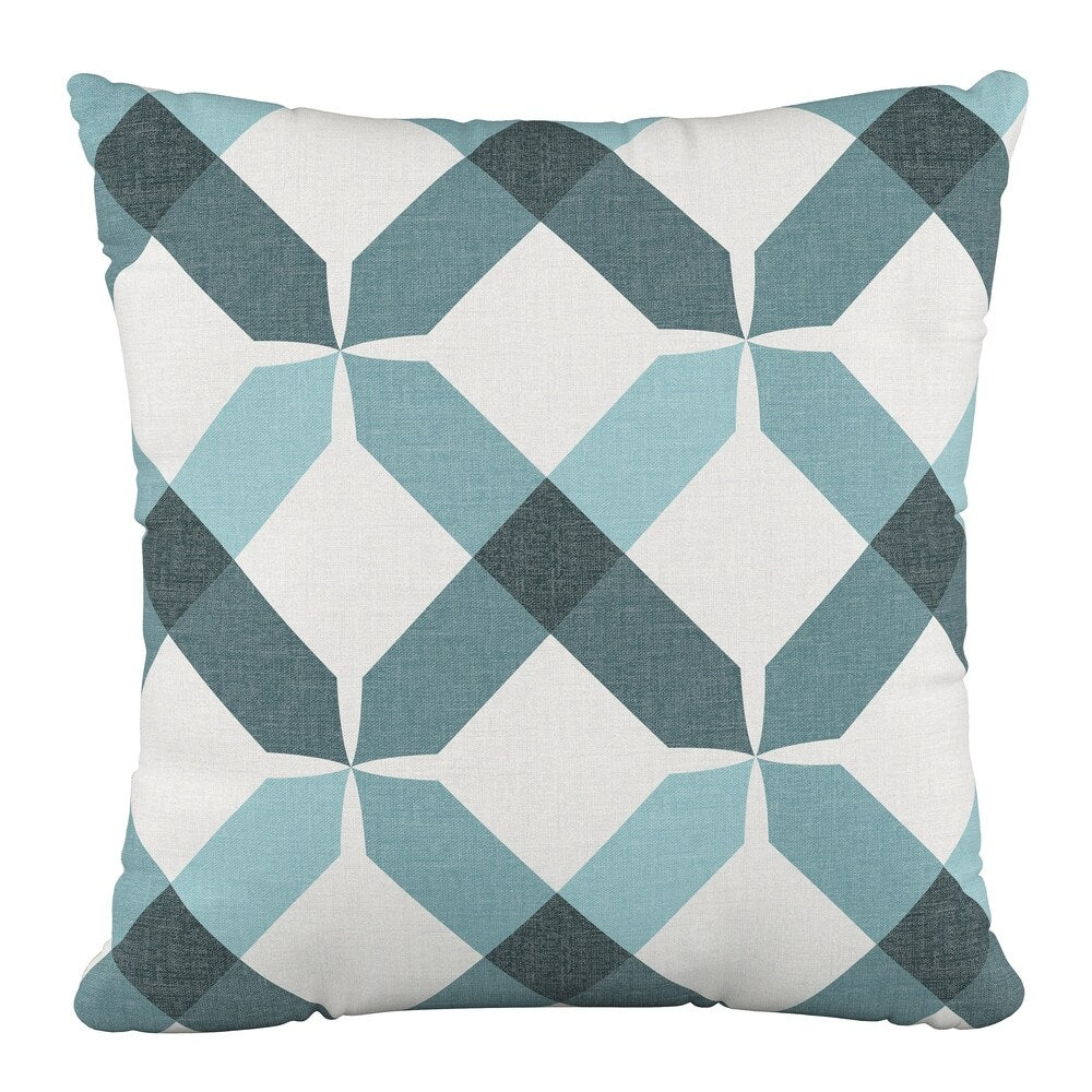 Skyline Furniture 18 x 18 Pillow in Hanna Teal