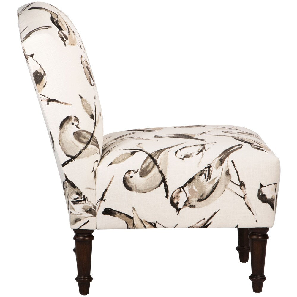 Skyline Furniture Birdwatcher Charcoal Camel Back Chair - N/A