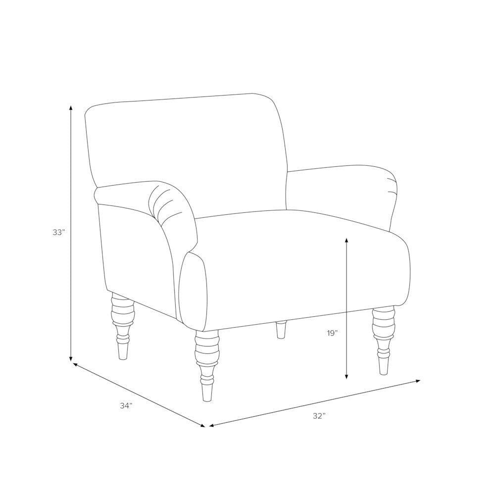 Skyline Furniture Candid Moment Ebony Chair - N/A