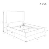 Skyline Furniture Linen French Yellow Tufted Bed