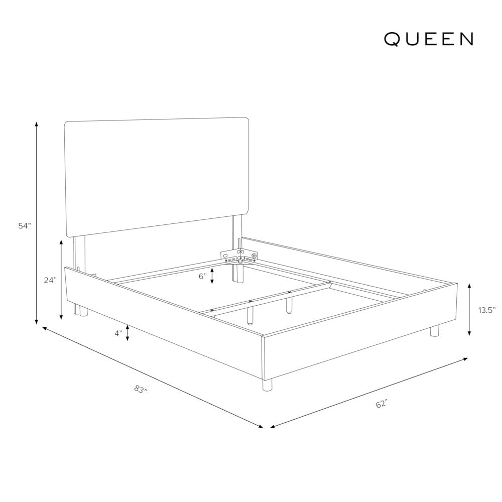 Skyline Furniture Linen French Yellow Tufted Bed