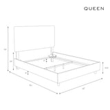 Skyline Furniture Linen French Yellow Tufted Bed