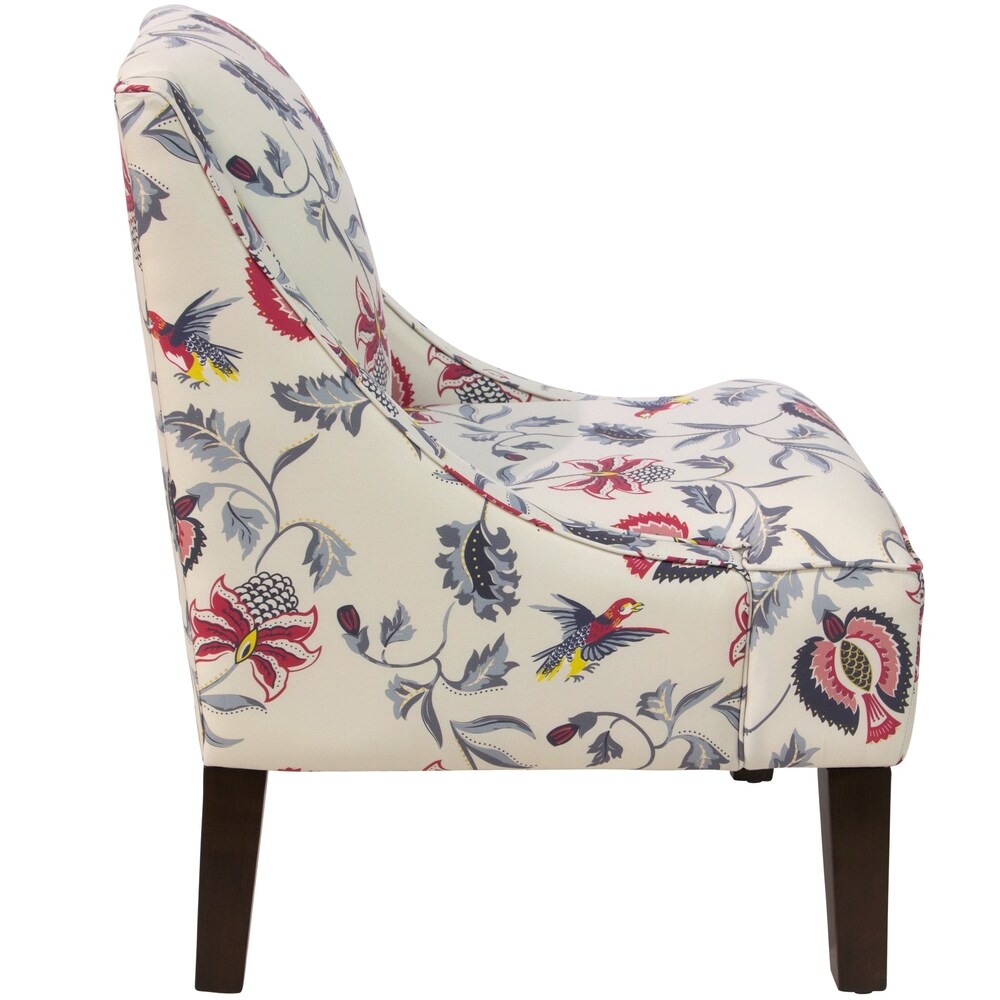 Skyline Furniture Swoop Arm Chair in Jacobean Bright Multi - N/A