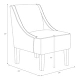 Skyline Furniture Swoop Arm Chair in Jacobean Bright Multi - N/A