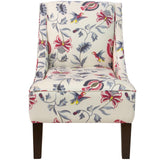 Skyline Furniture Swoop Arm Chair in Jacobean Bright Multi - N/A