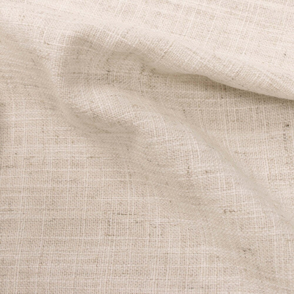 Skyline Linen-Upholstered, Tufted Loveseat with Wooden Legs - N/A