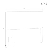 Skyline Furniture Tufted Navy Velvet Upholstered Headboard