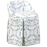 Skyline Furniture Vanity Chair in Kaleidoscope Floral Blush - N/A