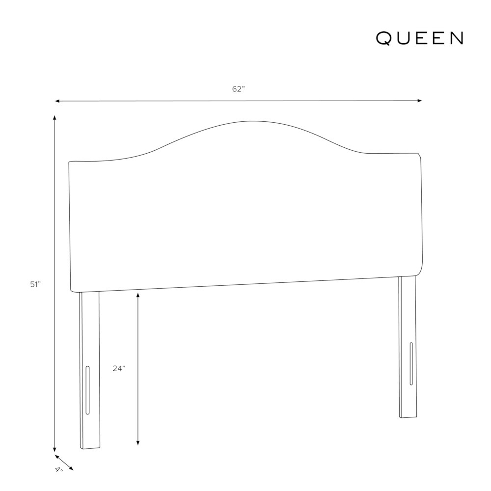 Skyline Furniture Velvet Pearl Inset Nail Button Headboard