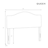 Skyline Furniture Velvet Pearl Inset Nail Button Headboard