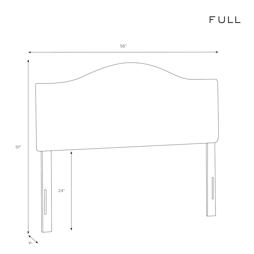 Skyline Furniture Velvet Pearl Inset Nail Button Headboard