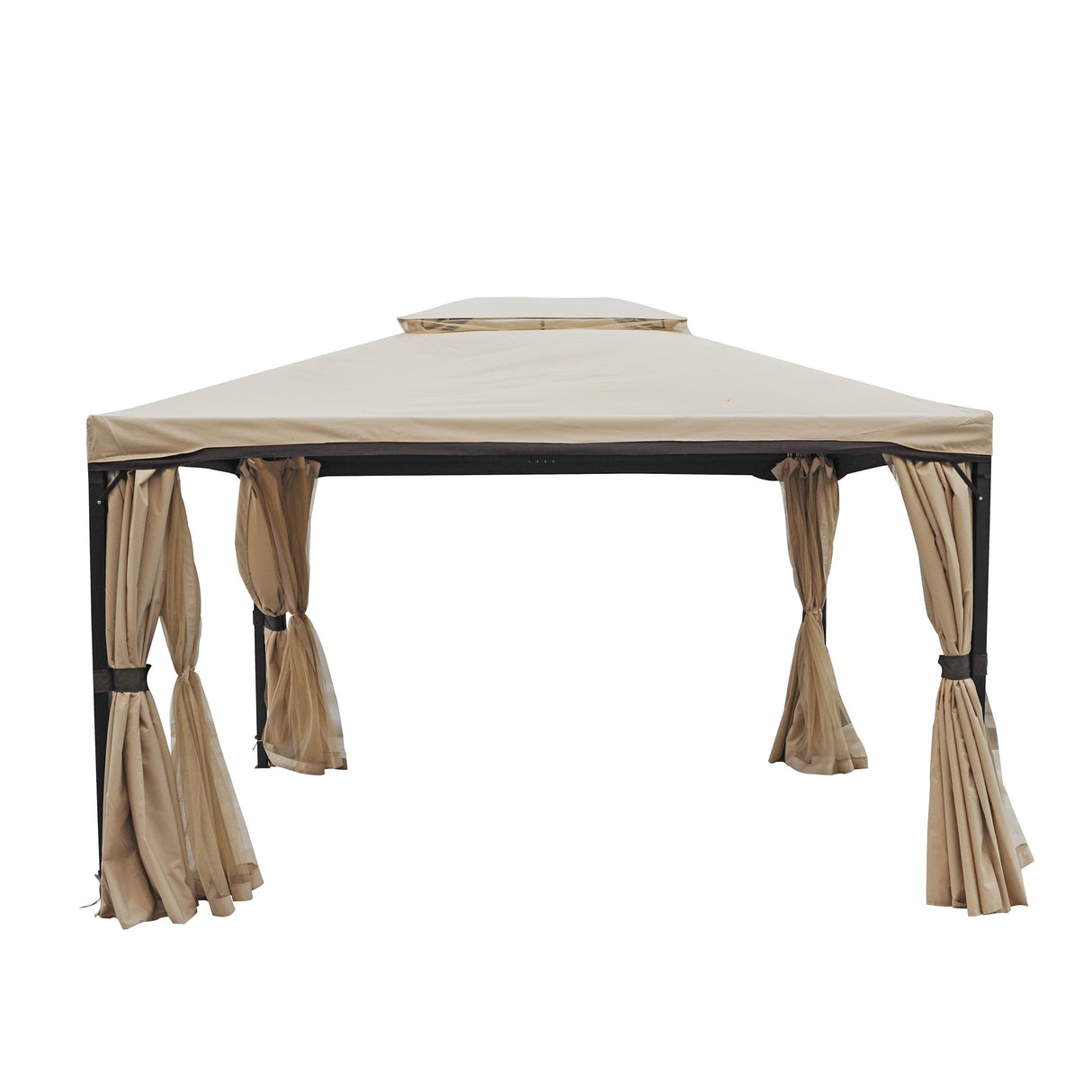 Skyline Outdoor Outdoor 10' x 12' Gazebo with Water Resistant Canopy by Christopher Knight Home