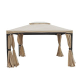 Skyline Outdoor Outdoor 10' x 12' Gazebo with Water Resistant Canopy by Christopher Knight Home