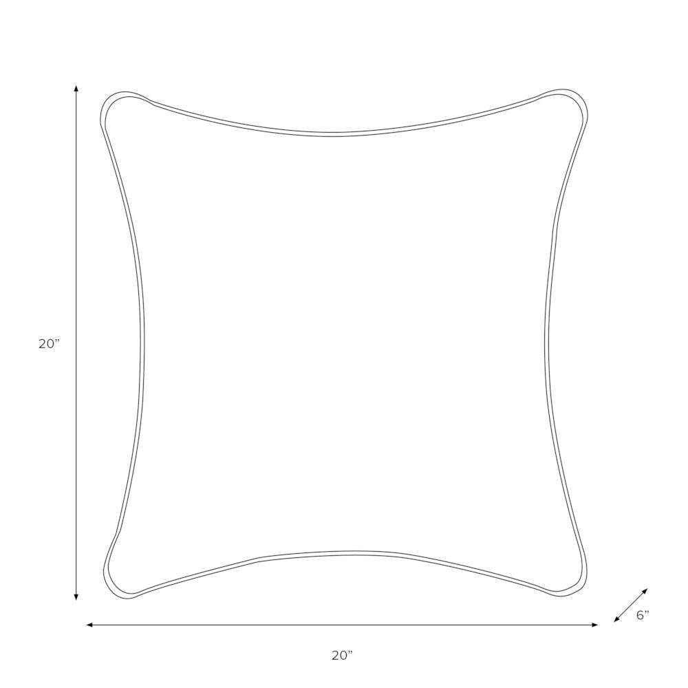 Skyline Pillow in Frolic 20x20