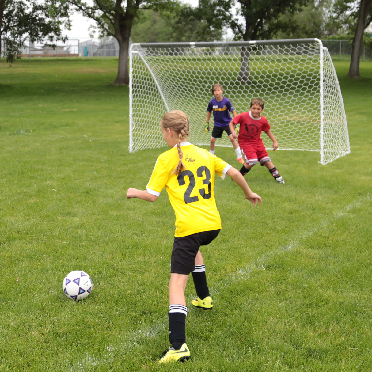 Skywalker Sports 12 x 7-foot Soccer Goal - Green