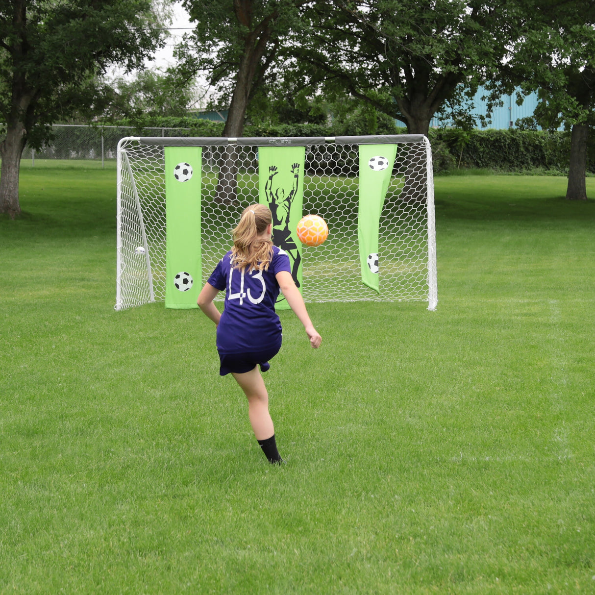 Skywalker Sports 12 x 7-foot Soccer Goal - Green