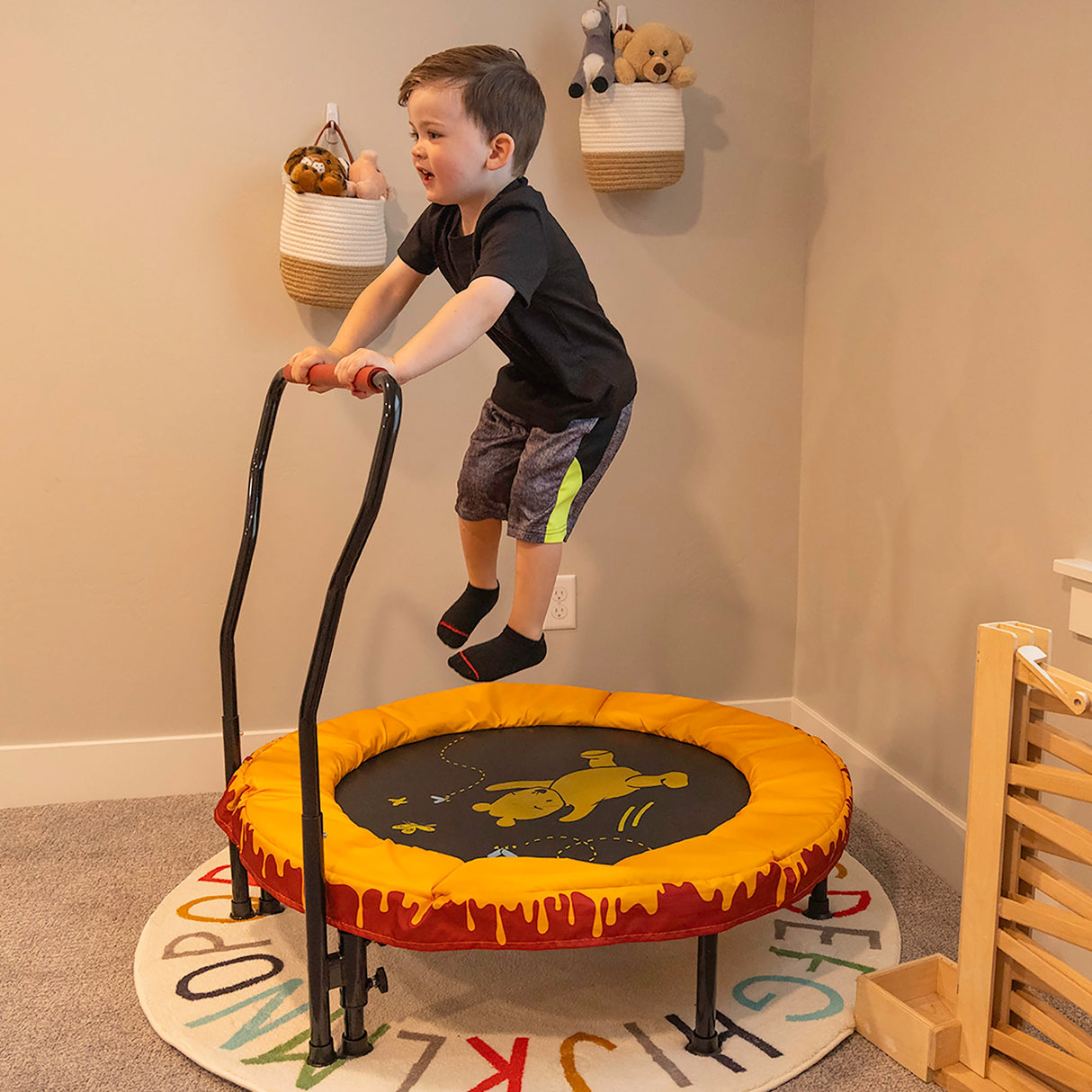 Skywalker Trampolines 36" Winnie the Pooh folding mini trampoline